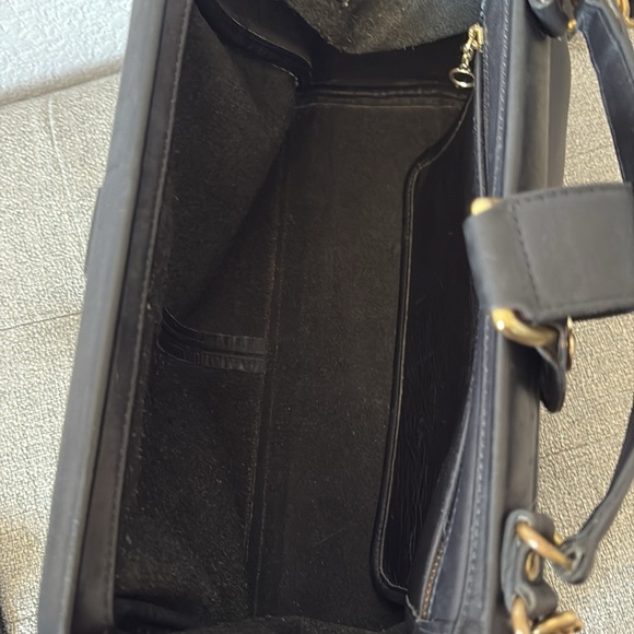 ❌ SOLD❌. Vintage Coach Leather  Hudson Doctor Bag rare BLK - Picture 10 of 13